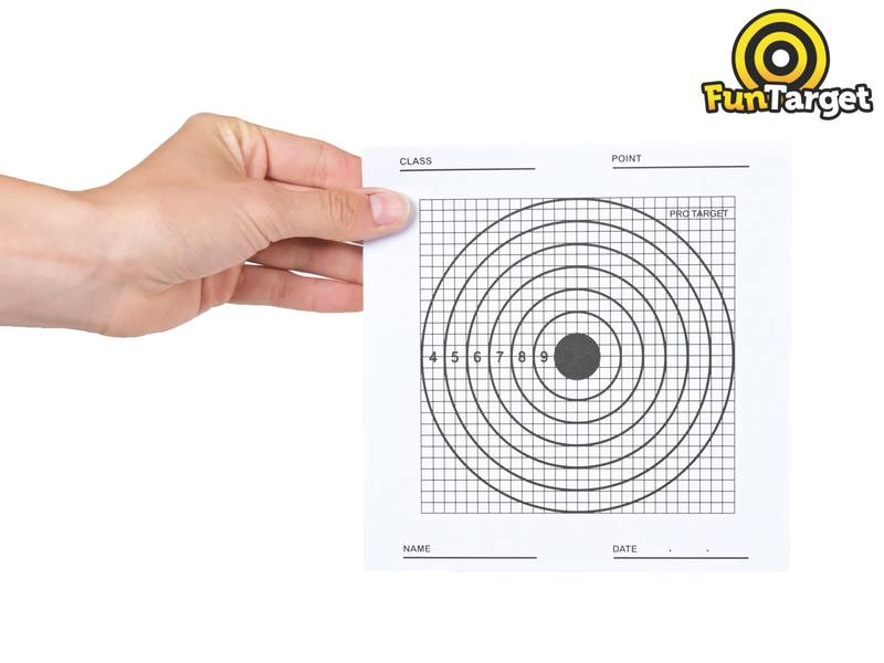 Buy Fun Target Paper Target 100x 13CM X 13CM in NZ New Zealand.