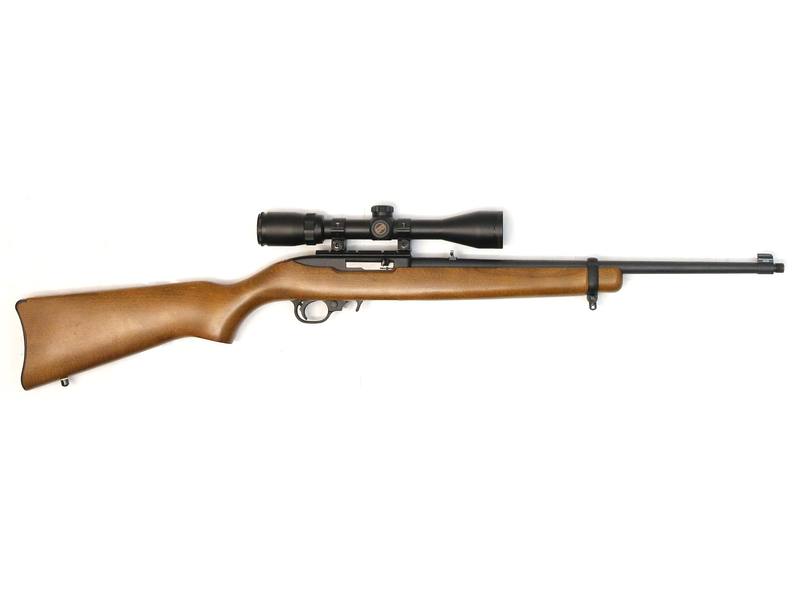 Buy 22 Ruger 10/22 Blued Wood Threaded with 3-9x40 Scope in NZ New Zealand.