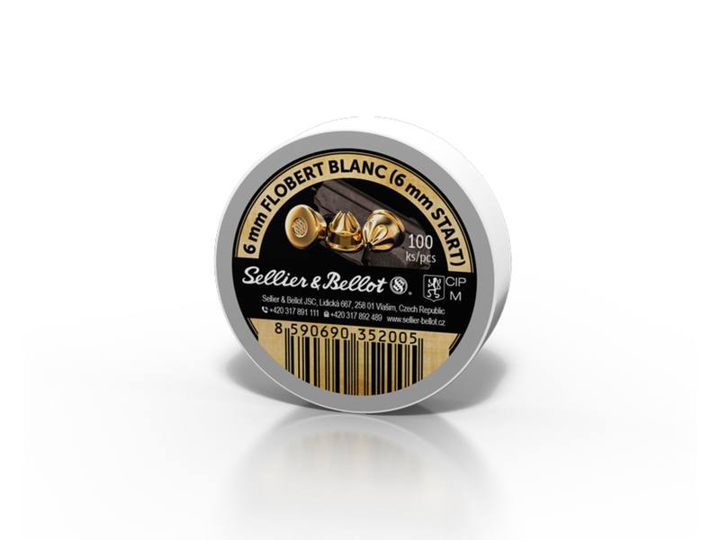 Buy Sellier & Bellot Flobert 6mm Blanks 100x in NZ New Zealand.