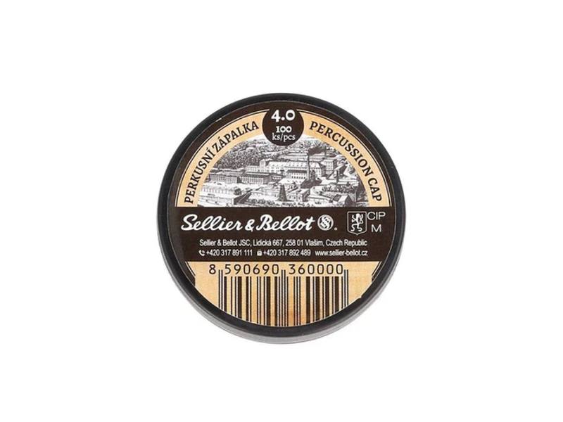 Buy Sellier & Bellot Percussion Cap 4.0 100x in NZ New Zealand.