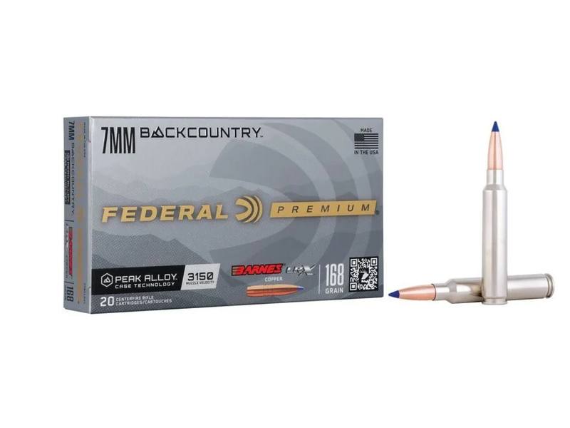 Buy Federal 7mm Backcountry 168gr LRX 20 Rounds in NZ New Zealand.