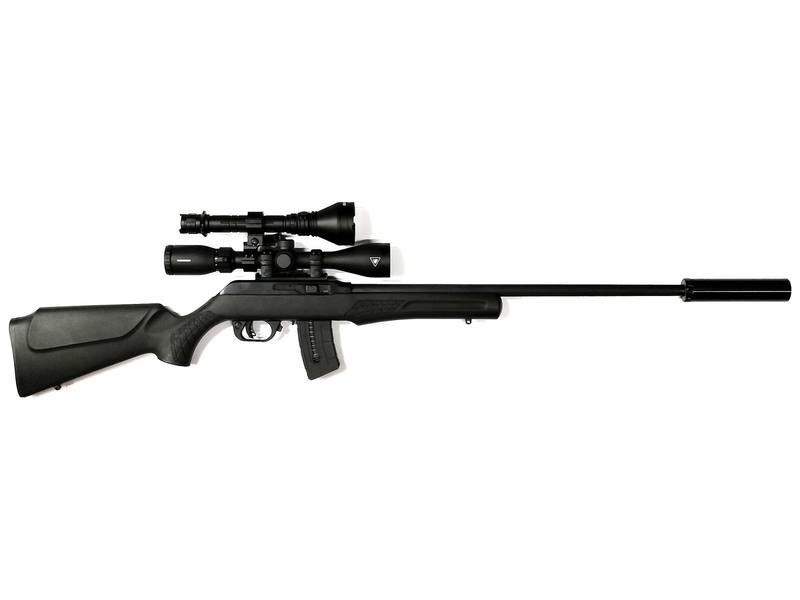 Buy 22 Mag Rossi 7122M Blued Synthetic 20" Threaded in NZ New Zealand.