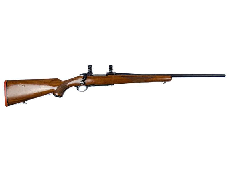 Buy 243 Ruger M77 Blued Wood 22" with 1" Rings in NZ New Zealand.