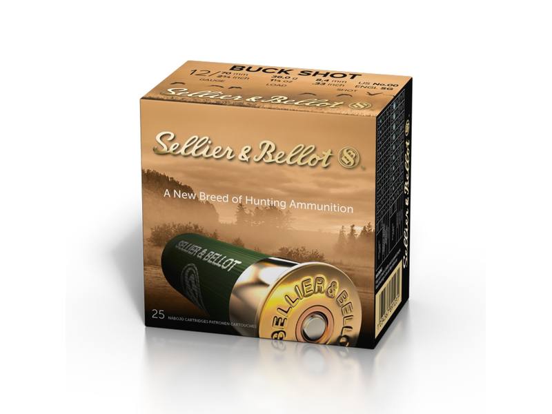 Buy Sellier & Bellot 12ga 00 Buckshot 36gr 70mm 12 Pellets in NZ New Zealand.