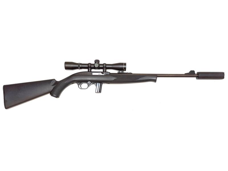 Buy 22 Magtech 8022 Blued Synthetic 17.25" with Scope & Silencer in NZ New Zealand.