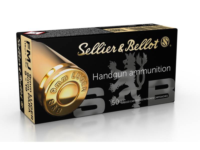 Buy 9mm Luger Sellier & Bellot 115gr FMJ in NZ New Zealand.