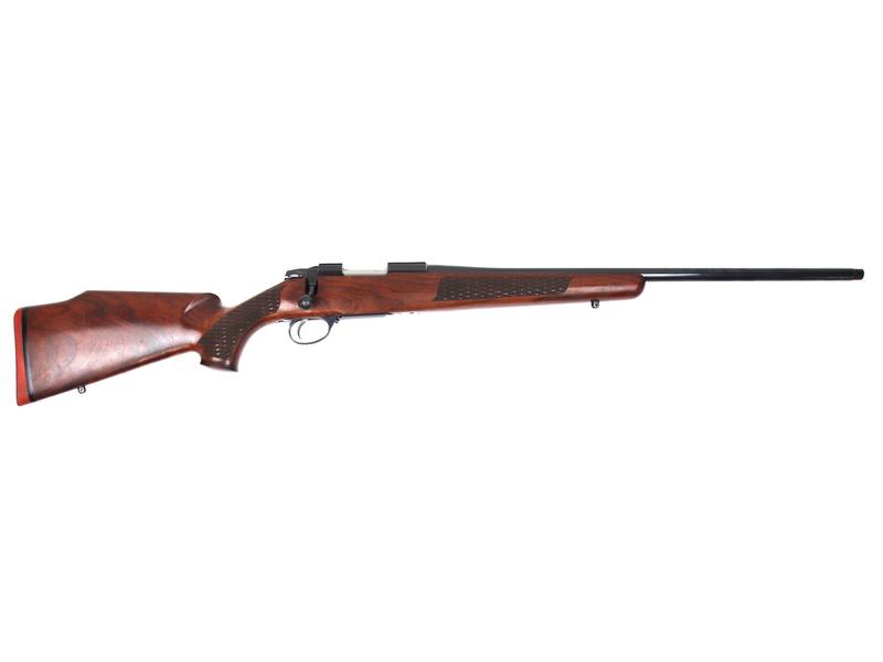 Buy 222 Sako S491 Vixen Blued Wood Threaded in NZ New Zealand.