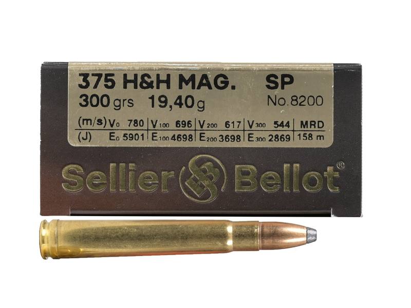 Buy Sellier & Bellot 375 H&H 300gr Soft Point 10 Round in NZ New Zealand.