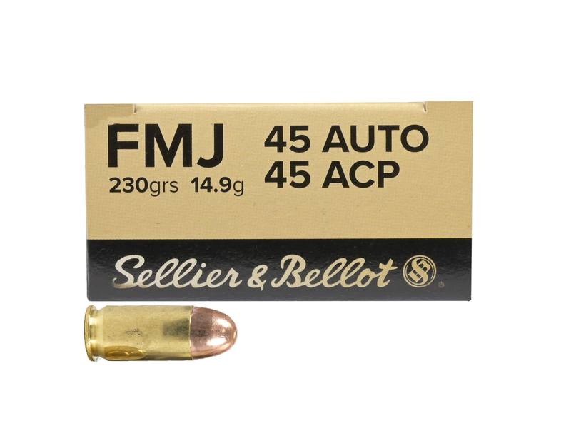 Buy Sellier & Bellot 45-ACP 230gr FMJ | 50 Rounds in NZ New Zealand.