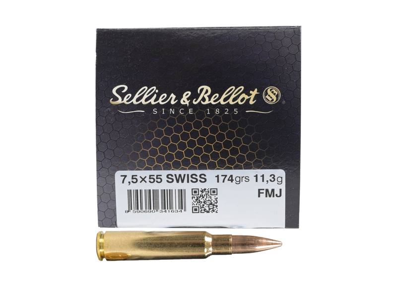 Buy Sellier & Bellot 7.5x55 174gr FMJ 50 Rounds in NZ New Zealand.