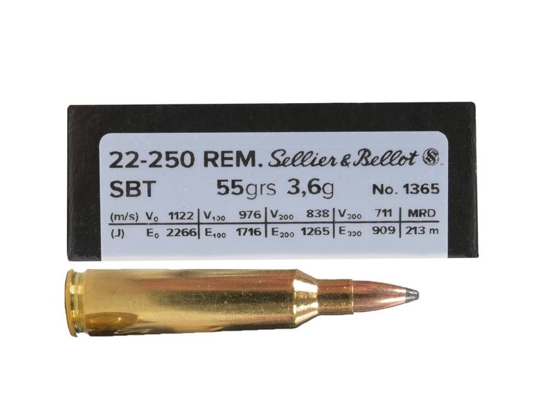 Buy Sellier & Bellot 22-250 GameKing 55gr Spitzer Boat Tail in NZ New Zealand.