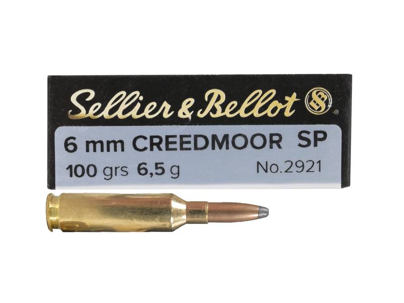 Buy Sellier & Bellot 6mm Creedmoor 100gr Soft Point in NZ New Zealand.