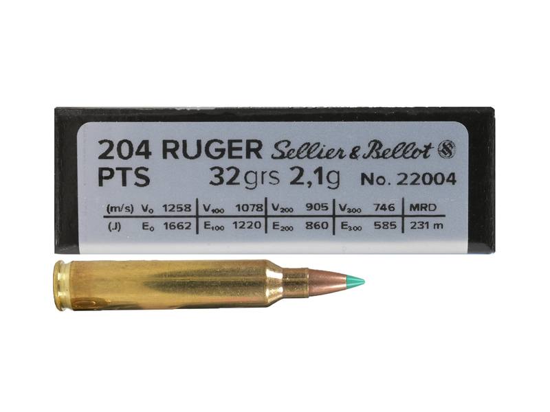 Buy Sellier & Bellot 204 Ruger 32gr Polymer Tip in NZ New Zealand.