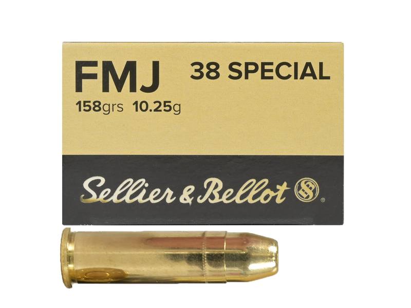 Buy Sellier & Bellot 38 Special 158gr FMJ in NZ New Zealand.