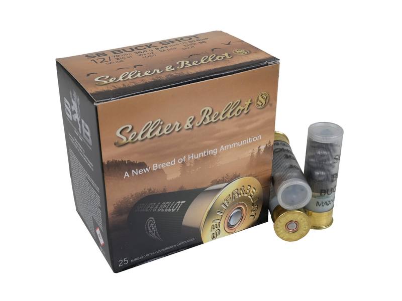 Buy Sellier & Bellot 12ga 00 Buckshot 36gr 70mm 12 Pellets in NZ New Zealand.