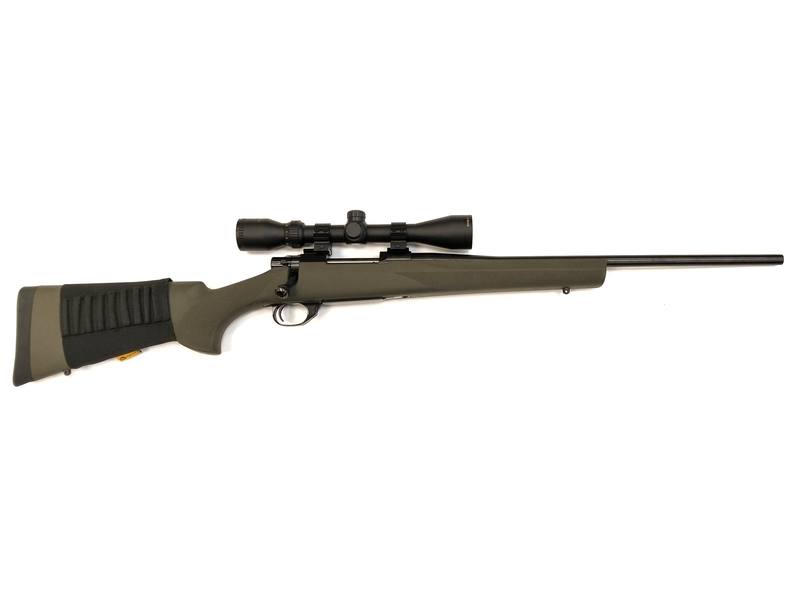 Buy 223 Howa 1500 Blued Hogue Green 20" with 3-9x40 Scope in NZ New Zealand.