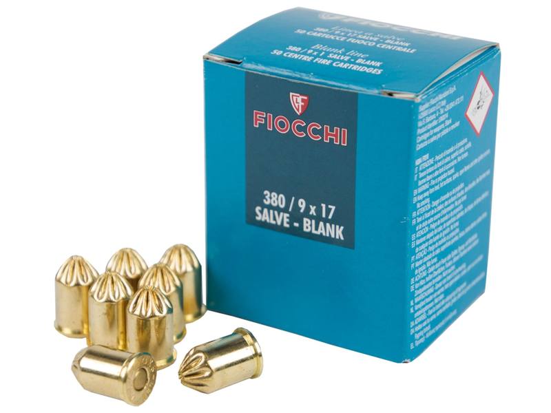 Buy Fiocchi 380 Salve / 9mm R.K. Blank 50 Round in NZ New Zealand.