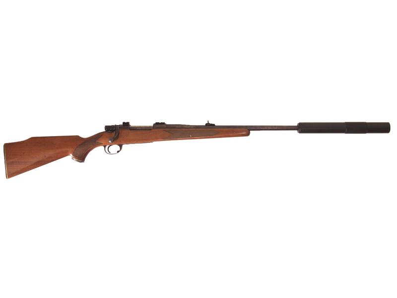 Buy 308 Interarms Mark X Blued Wood with Silencer in NZ New Zealand.