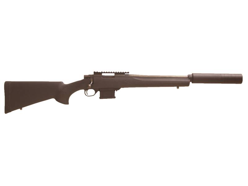 Buy 450 Bushmaster Howa 1500 Blued Synthetic with Silencer in NZ New Zealand.