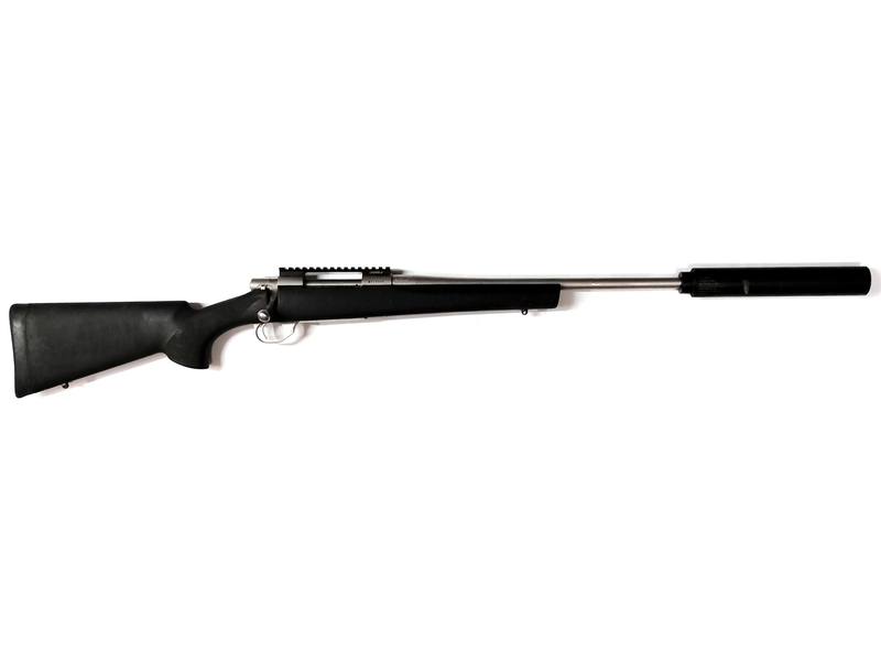 Buy 7mm Mag Howa 1500 Stainless Hogue 24" Threaded with Silencer in NZ New Zealand.