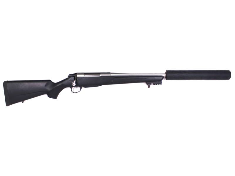 Buy 300 Win Tikka T3X Stainless Synthetic 20" with Hardy M13x1 Silencer in NZ New Zealand.