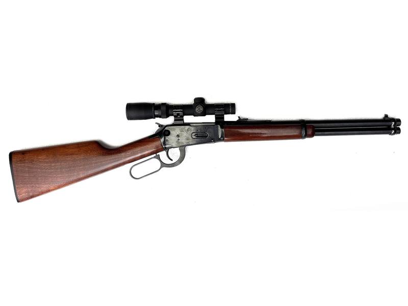 Buy 357 Mag Winchester 94AE Trapper Blued Wood in NZ New Zealand.