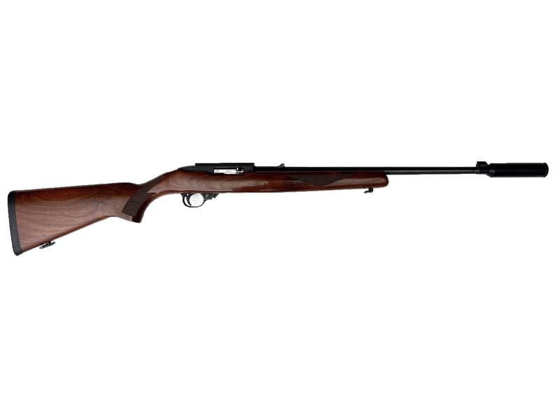 Buy 22 Ruger 10/22 Deluxe Blued Wood with Silencer in NZ New Zealand.