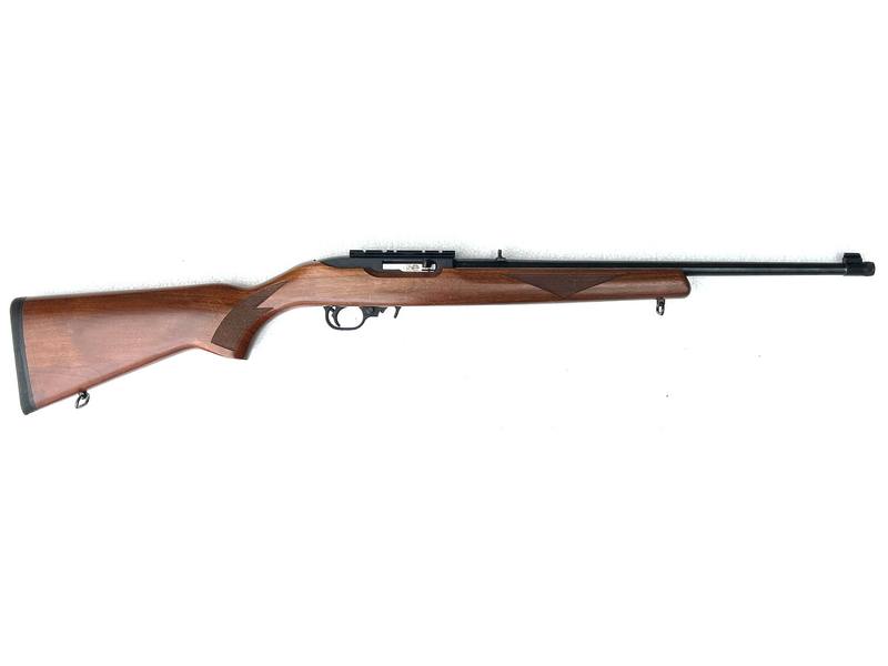 Buy 22 Ruger 10/22 Deluxe Blued Wood Threaded in NZ New Zealand.