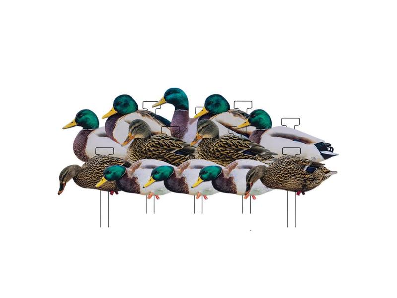Buy Dakota X-Treme Mallard Silhouettes Fully Flocked | 8 Drakes & 4 Hens in NZ New Zealand.