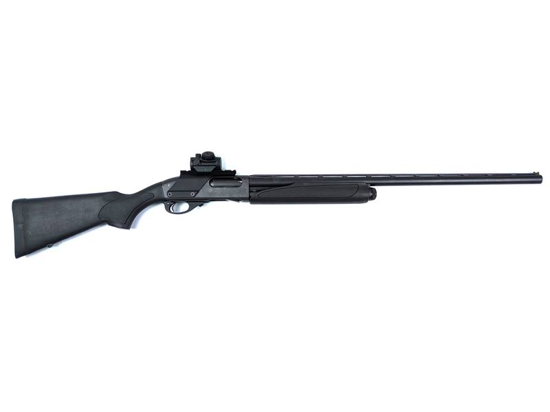 Buy 12ga Remington 870 Blued Synthetic 28" Interchoke with Bushnell Red Dot in NZ New Zealand.