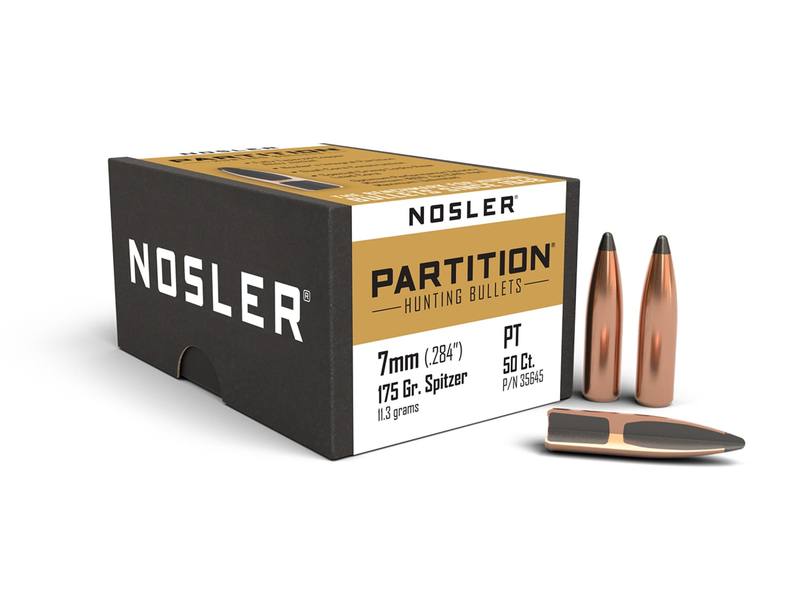 Buy Nosler Projectiles 7mm 175gr Partition 50x in NZ New Zealand.
