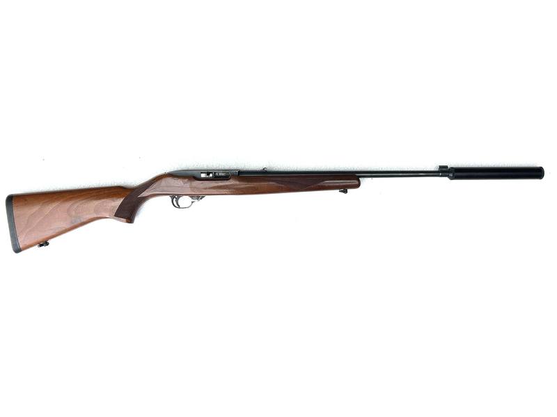 Buy 22 Ruger 10/22 Deluxe Blued Wood with Silencer in NZ New Zealand.