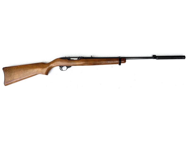 Buy 22 Ruger 10/22 Blued Wood with Silencer in NZ New Zealand.
