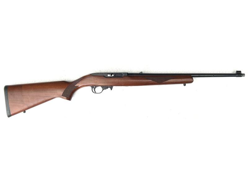 Buy 22 Ruger 10/22 Deluxe Blued Wood Threaded in NZ New Zealand.