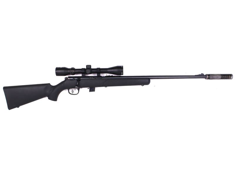 Buy 22 Marlin XT-22 Blued Synthetic 22" with 3-12x40 Scope & Silencer in NZ New Zealand.