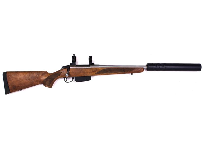 Buy 308 Tikka T3 Stainless Wood 20" with Rings & Silencer in NZ New Zealand.