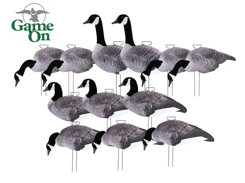 Buy Game On Canadian Geese 2D Silhouettes x12 in NZ New Zealand.