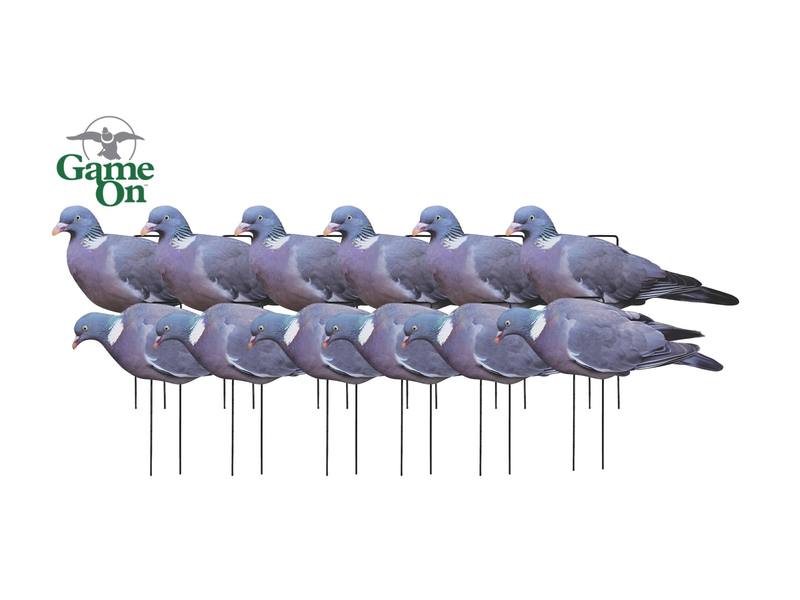 Buy Game On Pigeon 2D Silhouettes x12 in NZ New Zealand.