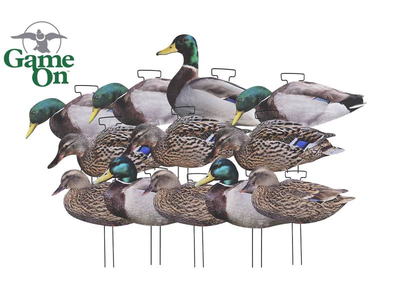 Buy Game On Mallard 2D Silhouette Decoys x12 in NZ New Zealand.