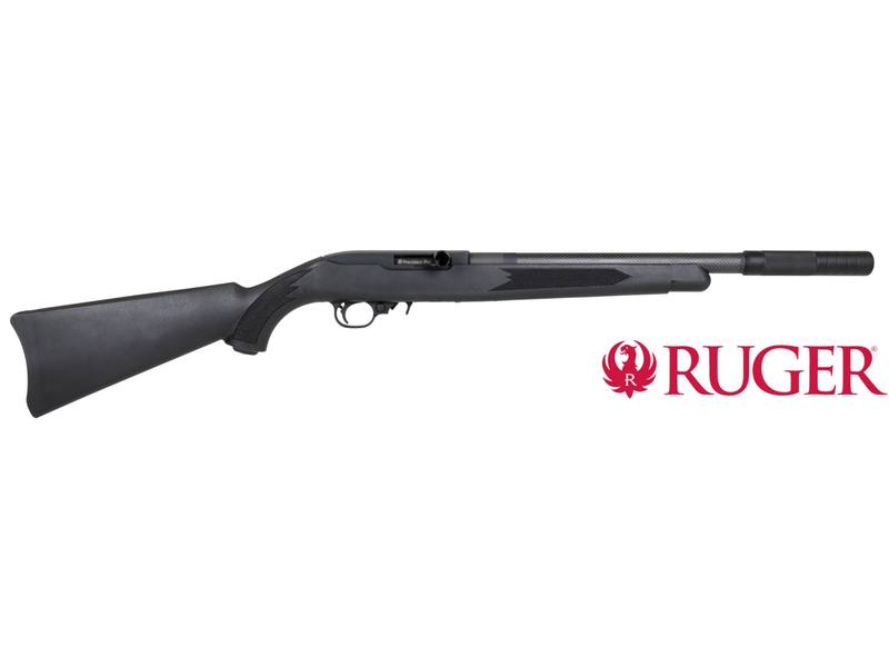 Buy 22 Ruger 10/22 Carbon/Hogue Precision Pro Match Bolt Threaded with OO Silencer in NZ New Zealand.