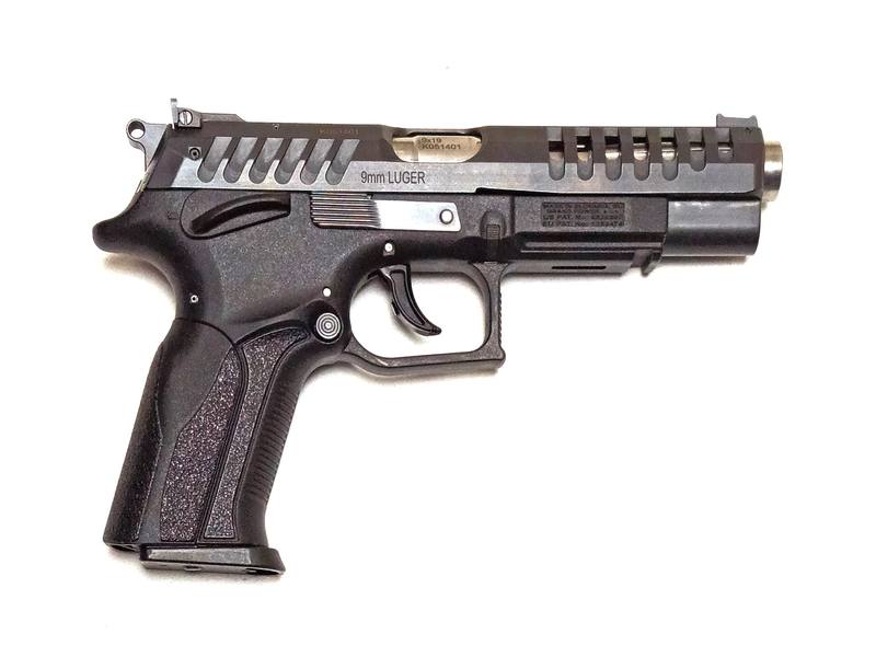 Buy 9mm Grand Power X-Calibur Blued Synthetic 5" in NZ New Zealand.