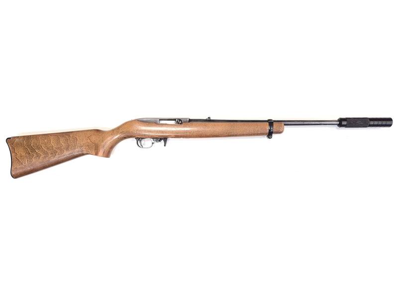 Buy 22 Ruger 10/22 Blued Wood with Silencer (Parts Gun) in NZ New Zealand.