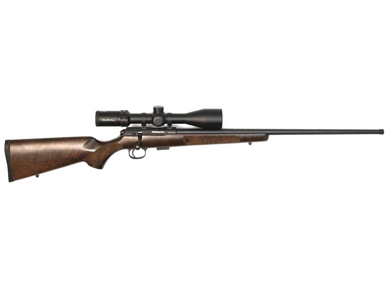 Buy 22 CZ 457 Blued Wood Threaded with Nikko Stirling 2-16x50 Scope in NZ New Zealand.