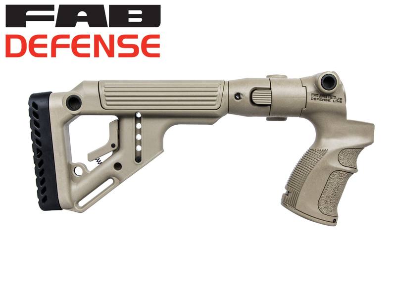 Buy FAB Mossberg 500 UAS Stock Folding Desert Tan in NZ New Zealand.