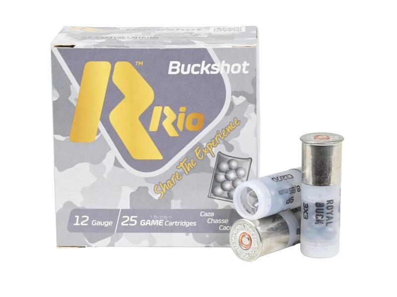 Buy Rio 12ga #00 Buckshot 70mm Royal Buckshot 9 Ball *25 Rounds in NZ New Zealand.