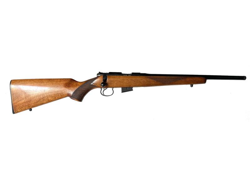 Buy 17hmr CZ 452-2E American Blued Wood Threaded in NZ New Zealand.