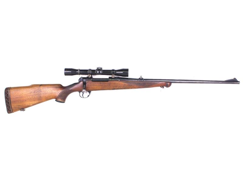 Buy 7X57 BSA Hunter Blued/Wood with Scope in NZ New Zealand.