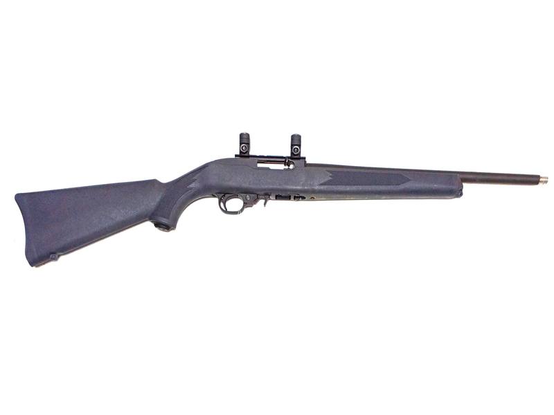 Buy 22 Ruger 10/22 Matte Synthetic Grey with Rings in NZ New Zealand.