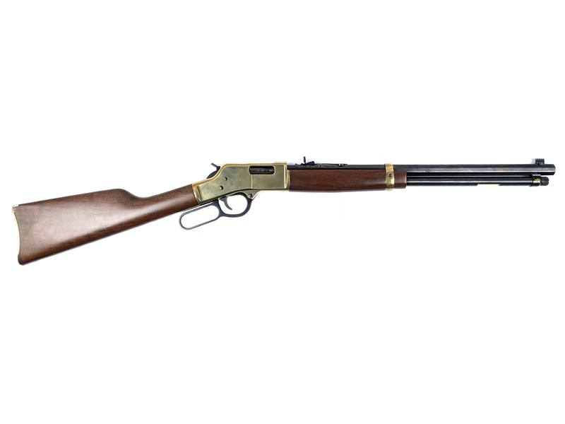 Buy 357Mag Henry Big Boy Gold Blued/Wood 20" in NZ New Zealand.