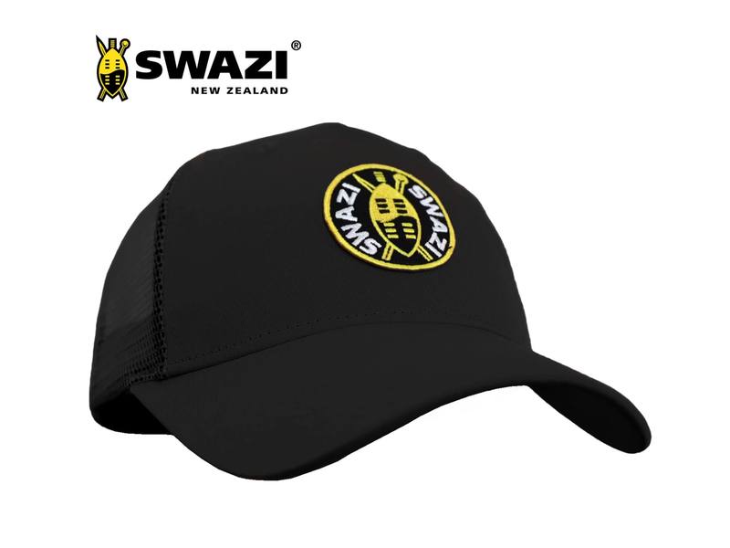Buy Swazi Trucker Cap Black in NZ New Zealand.